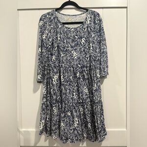 Lilly Pulitzer Blue and White Koala Patterned Dress